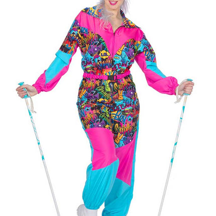 Wilbers & Wilbers Dames Retro Skipak 80's Print