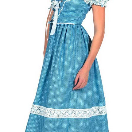Wilbers & Wilbers Dirndl Jurk Lang Blauw