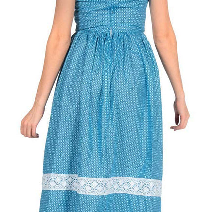 Wilbers & Wilbers Dirndl Jurk Lang Blauw