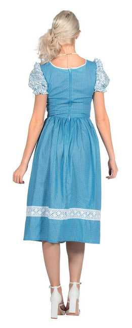 Wilbers & Wilbers Dirndl Jurk Lang Blauw