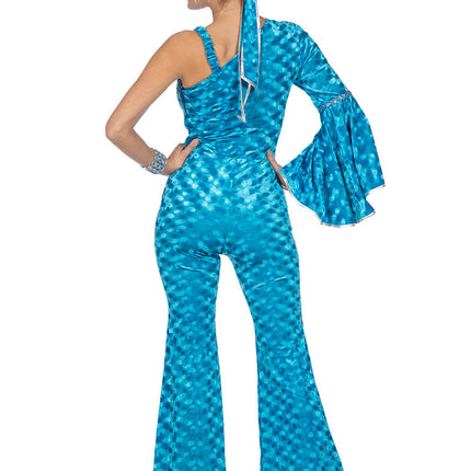Wilbers & Wilbers Disco Catsuit Velvet Aqua