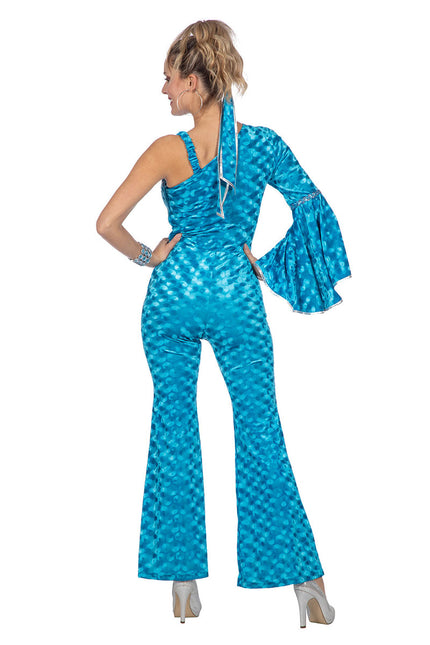 Wilbers & Wilbers Disco Catsuit Velvet Aqua