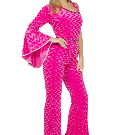 Wilbers & Wilbers Disco Catsuit Velvet Pink