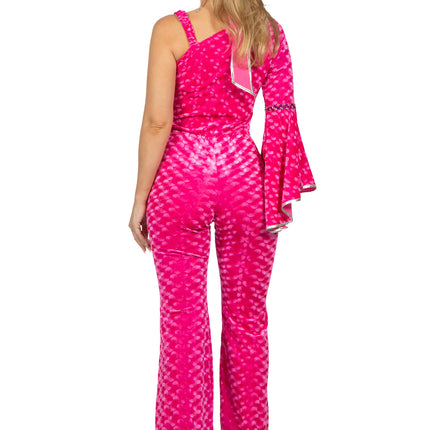 Wilbers & Wilbers Disco Catsuit Velvet Pink