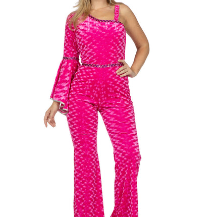Wilbers & Wilbers Disco Catsuit Velvet Pink