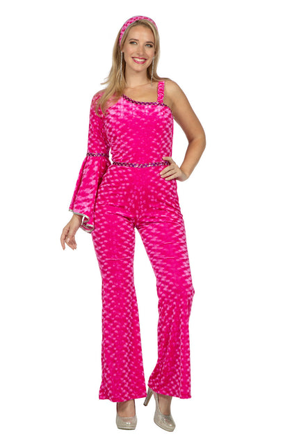 Wilbers & Wilbers Disco Catsuit Velvet Pink