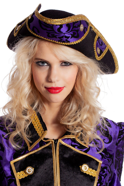 Wilbers & Wilbers Driesteek Hoed Paars Luxe