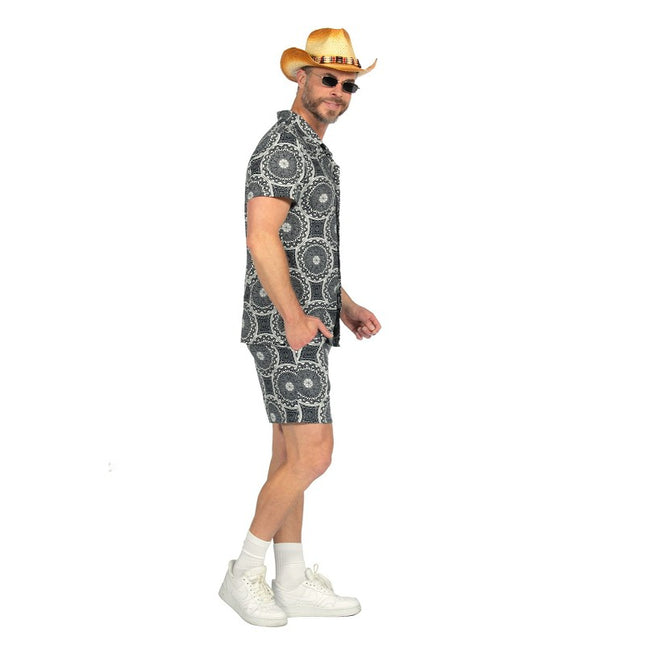 Wilbers & Wilbers Duo Set Festival Cirkel Marine Blauw Man