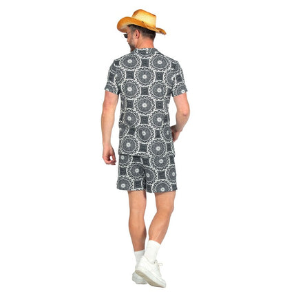 Wilbers & Wilbers Duo Set Festival Cirkel Marine Blauw Man