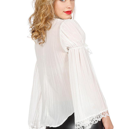 Wilbers & Wilbers Ecru Piraten/Gothic Blouse