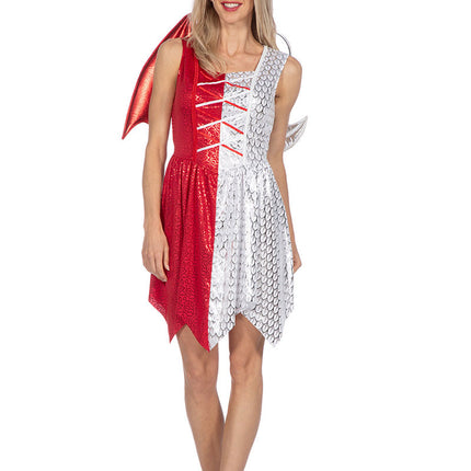 Wilbers & Wilbers Engel Duivel Jurkje Met Vleugels En Tiara Dames