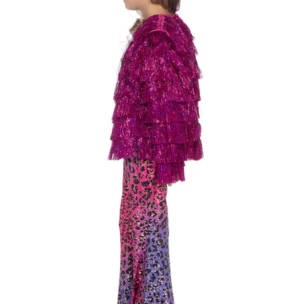 Wilbers & Wilbers Festival Jasje Tinsel Neon Roze Kinderen
