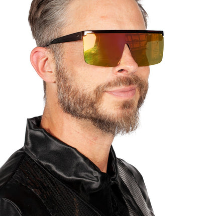 Wilbers & Wilbers Festival zonnebril flat top met gekleurde glazen