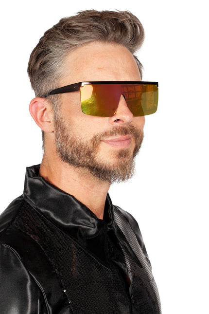 Wilbers & Wilbers Festival zonnebril flat top met gekleurde glazen