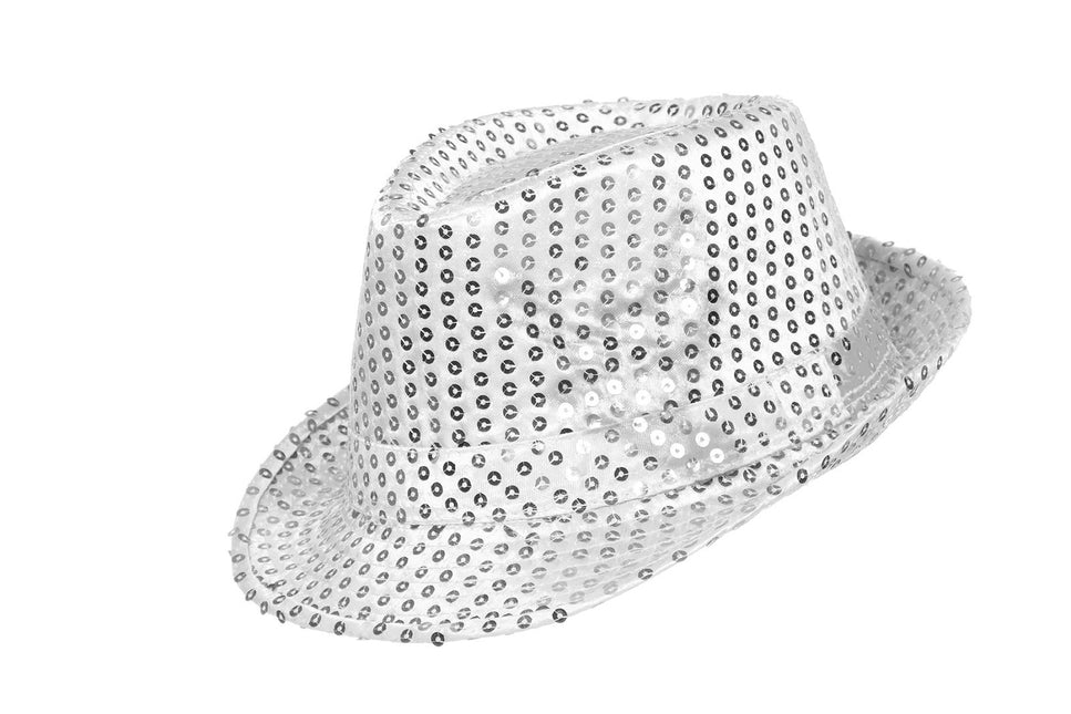 Wilbers & Wilbers Gangsterhoed Pailletten Zilver