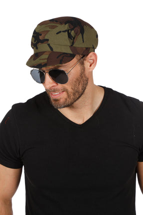 Wilbers & Wilbers Gevechtspet groen met camouflage print