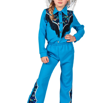 Wilbers & Wilbers Glamorous Western Blauw Girls