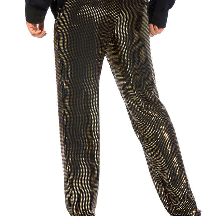 Wilbers & Wilbers Glitter Wave Broek Goud Heren