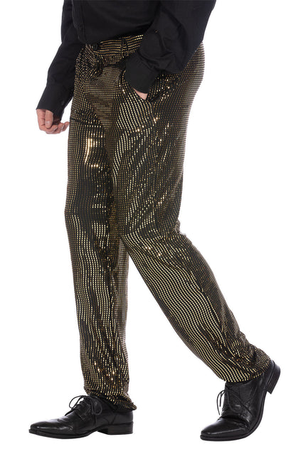 Wilbers & Wilbers Glitter Wave Broek Goud Heren