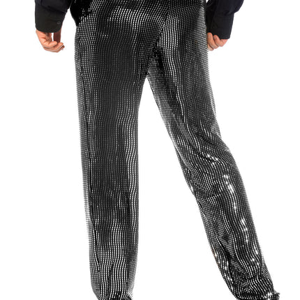 Wilbers & Wilbers Glitter Wave Broek Zilver Heren