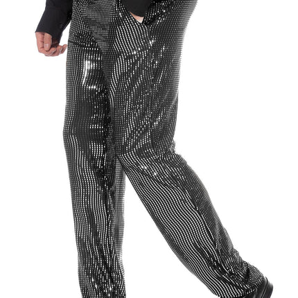 Wilbers & Wilbers Glitter Wave Broek Zilver Heren