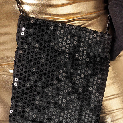 Wilbers & Wilbers Handtasje Pailletten zwart