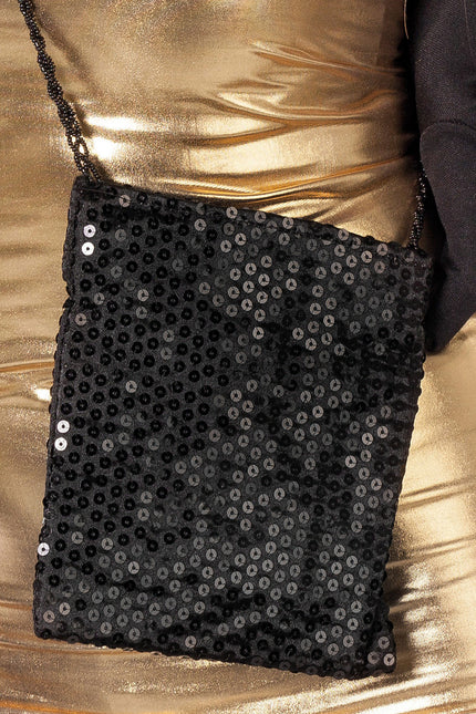 Wilbers & Wilbers Handtasje Pailletten zwart