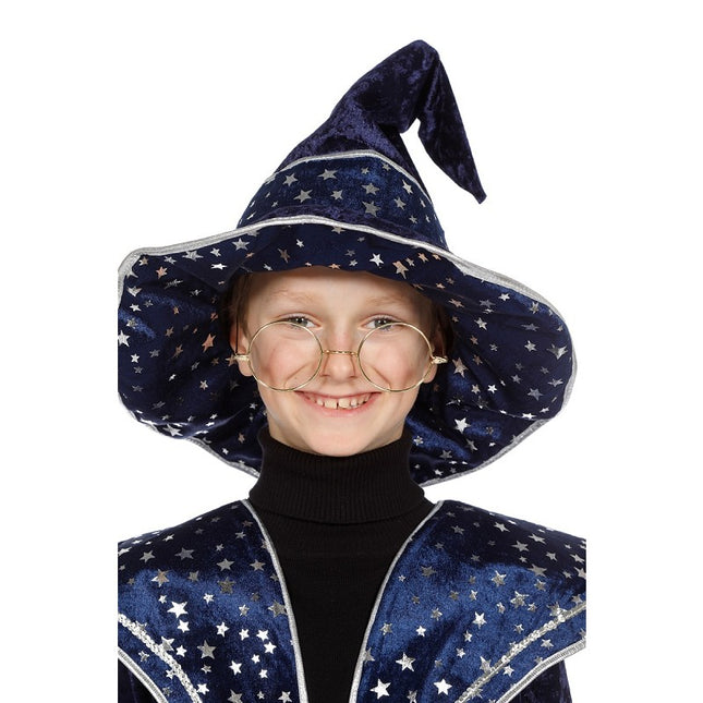 Wilbers & Wilbers Heks Tovenaar Hoed Blauw