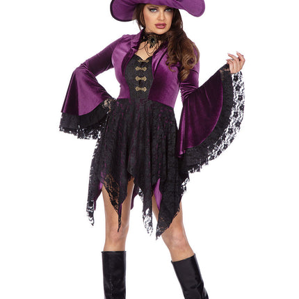 Wilbers & Wilbers Heksenjurk Velvet Paars Dames