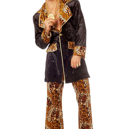 Wilbers & Wilbers Heren Kostuum Pimp King met hoed