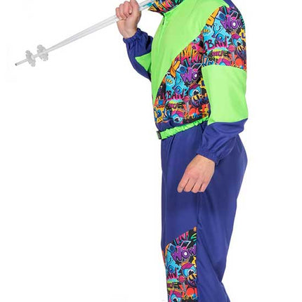 Wilbers & Wilbers Heren Retro Skipak 80's Print