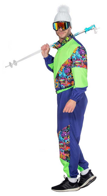 Wilbers & Wilbers Heren Retro Skipak 80's Print