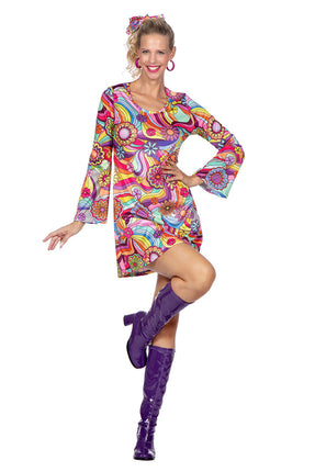 Wilbers & Wilbers Hippie Jurkje Roze Bloemen