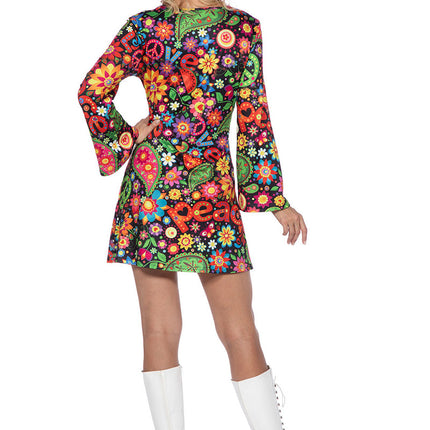 Wilbers & Wilbers Hippie Jurkje Zwart Peace