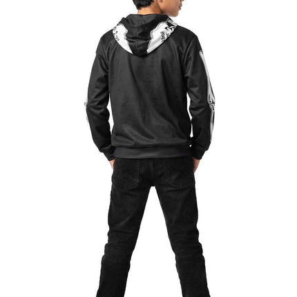 Wilbers & Wilbers Hoodie Met Rits Skelet