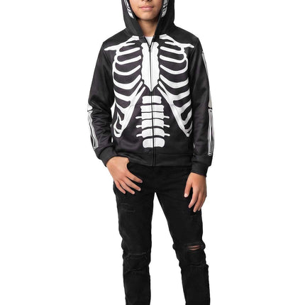 Wilbers & Wilbers Hoodie Met Rits Skelet