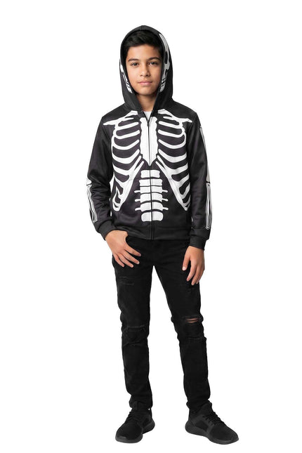 Wilbers & Wilbers Hoodie Met Rits Skelet