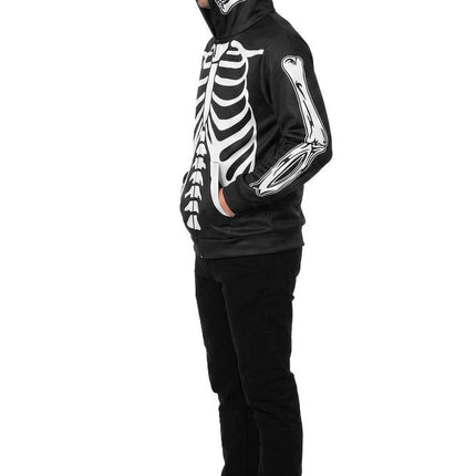 Wilbers & Wilbers Hoodie Met Rits Skelet Unisex
