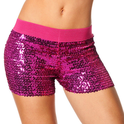 Wilbers & Wilbers Hotpants pailletten Pink