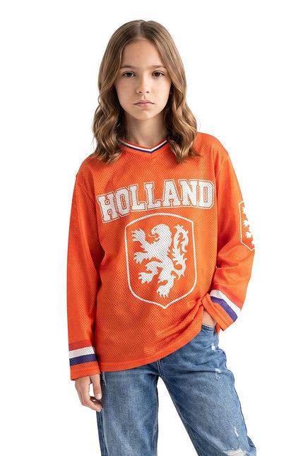 Wilbers & Wilbers IJshockey Shirt Oranje Kids