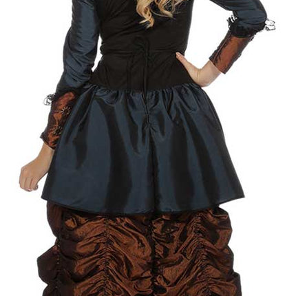 Wilbers & Wilbers Jurk Steampunk Blauw