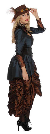 Wilbers & Wilbers Jurk Steampunk Blauw