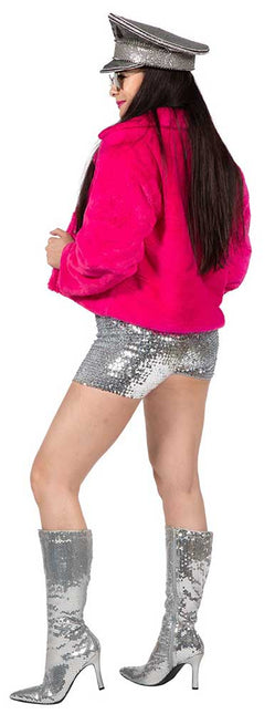 Wilbers & Wilbers Kort Bontjasje Neon Roze