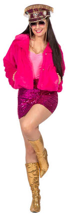 Wilbers & Wilbers Kort Bontjasje Neon Roze