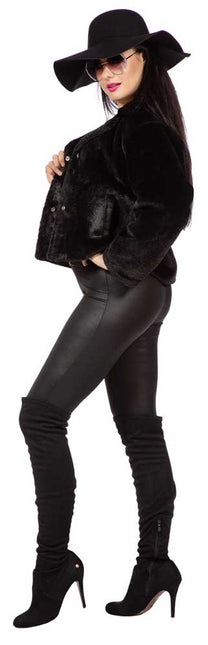 Wilbers & Wilbers Kort Bontjasje Zwart