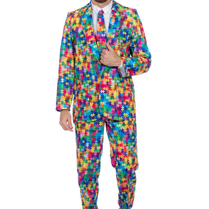 Wilbers & Wilbers Kostuum Puzzelstukjes Heren