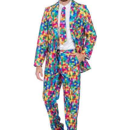 Wilbers & Wilbers Kostuum Puzzelstukjes Heren