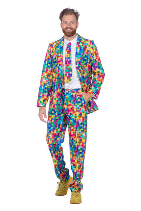 Wilbers & Wilbers Kostuum Puzzelstukjes Heren