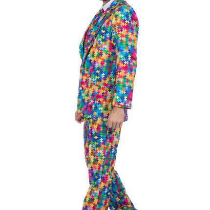 Wilbers & Wilbers Kostuum Puzzelstukjes Heren