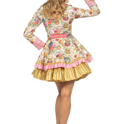 Wilbers & Wilbers Luxe Carnavalsjas Luipaard Roze Dames